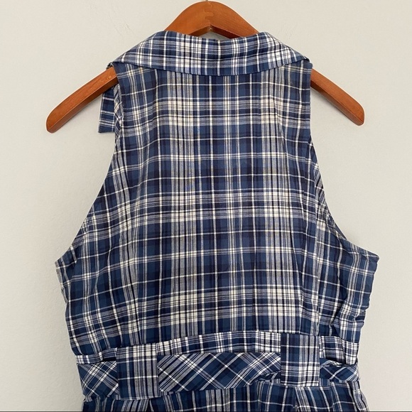 Signature by Robbie Bee sleeveless Plaid dress 10 - Picture 9 of 11